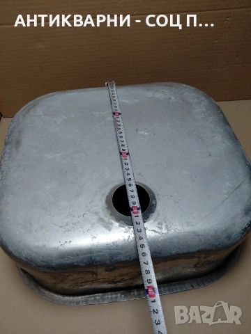 Стара Хром Мивка 2.700кг. НОМЕР 1156., снимка 13 - Антикварни и старинни предмети - 54347931