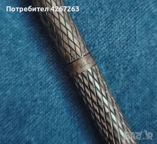 Sheaffer Imperial Sterling Silver винтидж химикалка, снимка 3 - Антикварни и старинни предмети - 55420659