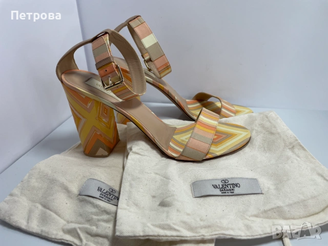 Кожени сандали Valentino Garavani 40 Оригинал