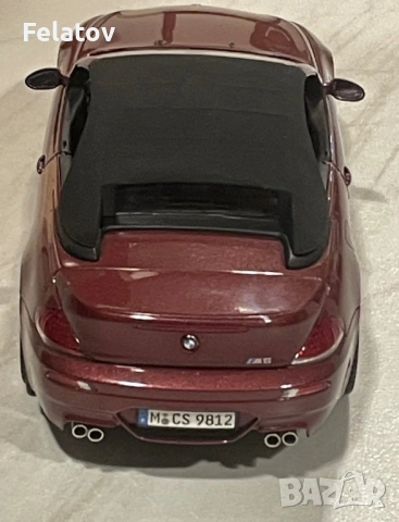 BMW M6 E64 Kyosho 1:18, снимка 5 - Колекции - 54442499
