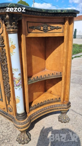 Шкаф с мрамор в стил Наполен 3, снимка 6 - Шкафове - 54133319