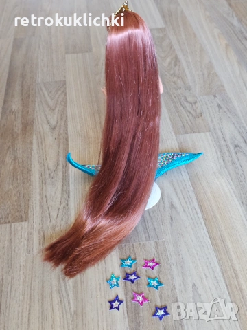 Ретро кукла Барби Barbie Jewel Hair Mermaid Midge 1995, снимка 4 - Кукли - 55049860