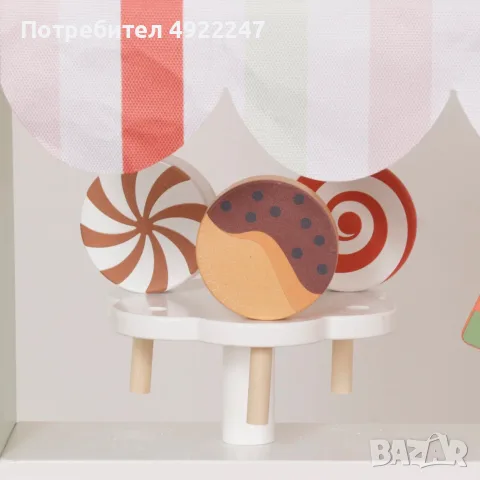 Детски дървен магазин , снимка 6 - Играчки за стая - 55695780