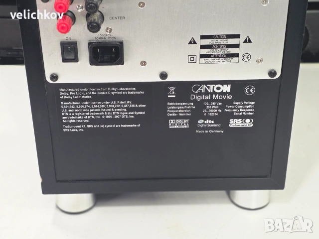 🚀 Canton DM 2 Digital Movie System – Германско Чудовище! Само субуфер, захранва цяла система! 🔥🇩, снимка 10 - Тонколони - 54993911