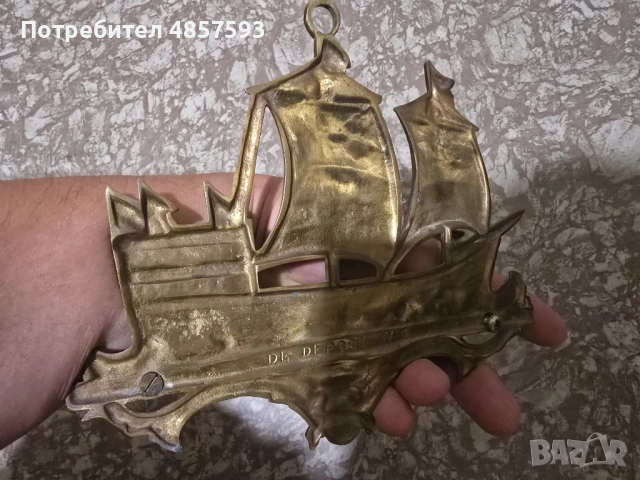 Бронзова стойка за лули, снимка 2 - Антикварни и старинни предмети - 54924995