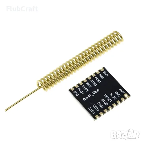 RA-01 SX1278 433MHz трансивър модул, снимка 2 - Друга електроника - 55450129