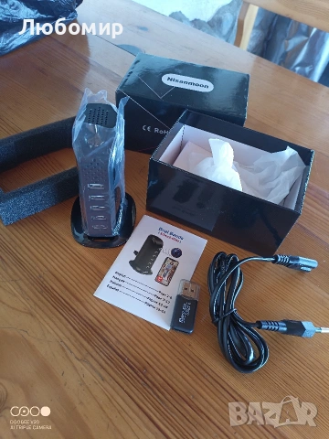 Безжично USB зарядно за шпионска камера, 1080P HD WiFi скрита шпионска камера , снимка 2 - Камери - 54818353