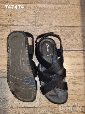 CLARKS, UK9 (43), снимка 2 - Мъжки сандали - 54121299