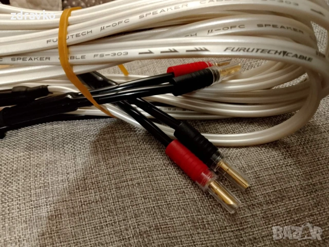 Furutech FS-303 -кабел за тонколони /2 x 2,50 m./, снимка 3 - Тонколони - 54042631