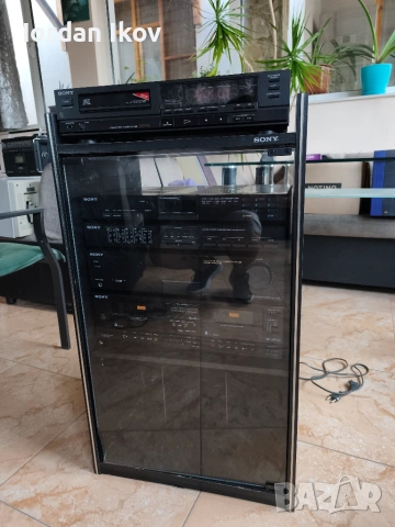 Sony CDP-350+STR-225+TC-W255+Шкаф, снимка 7 - Аудиосистеми - 55072417