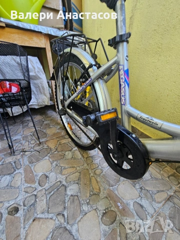 Детско колело Pegasus SX Sport 2401 – 24 цола, 3 скорости, с багажник + допълнителен кош, снимка 10 - Велосипеди - 55243287