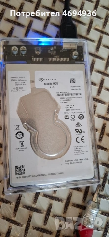 HDD segate 2TB на 187дни на 100процента 