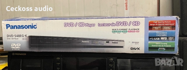 📀 Продавам DVD/CD плеър Panasonic DVD-S48EG-K – 40€
