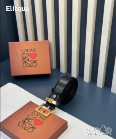 Колани loewe от естествена кожа в кутия на марката , снимка 5 - Колани - 54381807