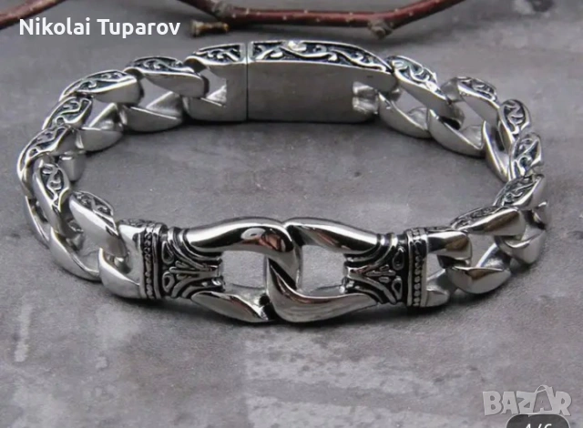 Гривни медицинска стомана цена за брой , снимка 3 - Гривни - 54688397