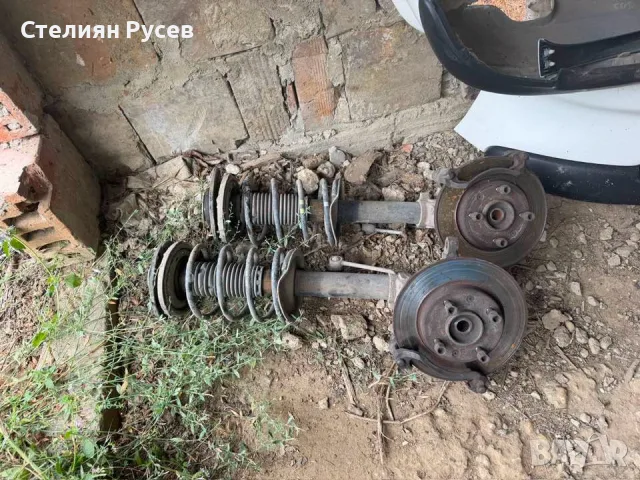 преден амортисьор с главина и диск за  peugeot 206 1.4 hdi 67кс   - цена за брой 20 евро  предварите, снимка 3 - Части - 55314555
