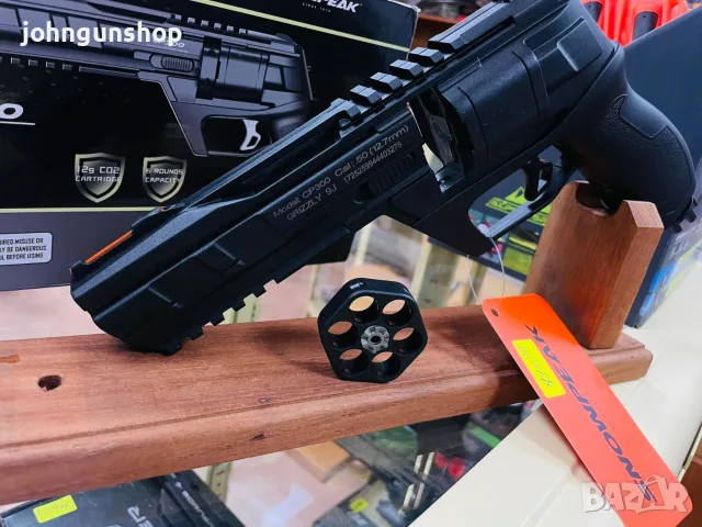 Въздушен револвер SNOWPEAK CP300 — CO₂ ПИСТОЛЕТ, КАЛИБЪР .50, снимка 6 - Оборудване и аксесоари за оръжия - 55643383