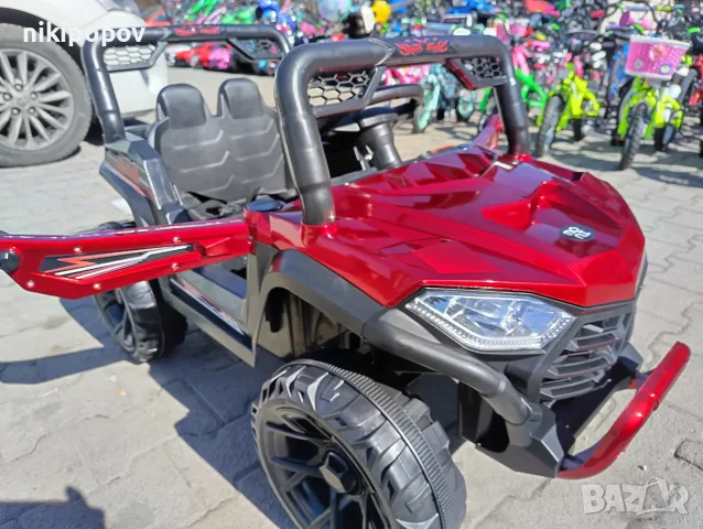 TEXAS акумулаторен джип FAST UTV червен, снимка 2 - Детски велосипеди, триколки и коли - 55440148