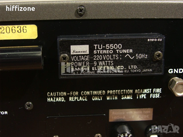 Тунер Sansui tu-5500, снимка 8 - Ресийвъри, усилватели, смесителни пултове - 54942226
