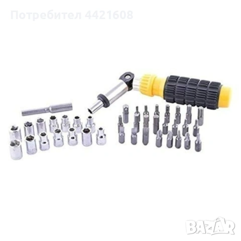 Комплект инструменти AIWA в кутия 41 бр, снимка 3 - Аксесоари и консумативи - 54981785