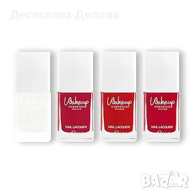 Wake up coametics комплект гел лакове+калциев заздравител 