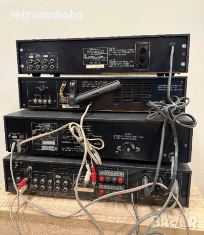 🔉ТОП ретро аудио сет PIONEER синя серия - слим - усилвател, тунер,  дек и еквалайзер🔈, снимка 4 - Аудиосистеми - 54543602