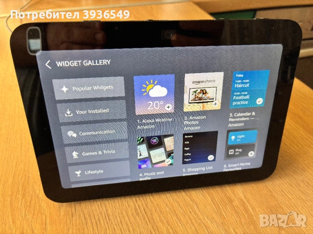 Смарт високоговорител Amazon Echo Show 8 2023 (3-то поколение) , снимка 4 - Друга електроника - 54942161