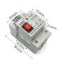 Автоматично реле за контрол на нивото на водата с 3 сензора, 220V, 20A – Електронен регулатор 10201, снимка 10