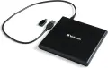 Чисто Ново Запечатано Външно записващо устройство Verbatim Slimline CD/DVD Writer (USB 2.0, черно) , снимка 1