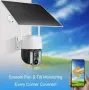 WiFi соларна камера 4G SIM карта, 8MP V380 VC3-4G, снимка 4