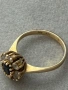 Старинен златен пръстен с естествени камъни , снимка 10