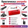 Презареждаща се акумулаторна батерия 26650 3.7V литиевойонна 6800mAh за фенр прожектор челник, снимка 7