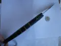 Сойка български голям 34 см. стар от рог джобен нож Габрово ножче, снимка 6