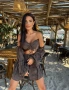 летен шоколадов сет с бродерии на LBD, сет Avin , снимка 3
