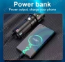 Мощен алуминиев фенер с лазерна светлина 4 режима и функция Power bank, снимка 10