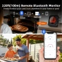 Безжичен термометър за месо BFOUR Bluetooth с 4 сонди за пушилня, барбекю, грил и фурна, снимка 2