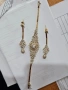 Луксозен комплект 14K злато – гривна и обеци, 17.80 г, снимка 1