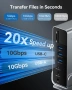 Висок клас USB-C Докинг станция VENTION 15-in-1 Docking Station, снимка 8