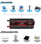 Seamuing 1000W инвертор за кола DC 12V към AC 220V конвертор за EU контакт и USB порт, снимка 6