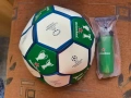 Футболна топка UEFA Heineken, с помпичка, снимка 1