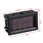 Дигитален волтметър и амперметър 0–100V 100A с включен шунт – LED дисплей за DC системи 10117, снимка 15