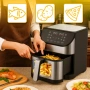 Фритюрник с горещ въздух XXL - 8 литра, 1800 W и 12 програми, снимка 6