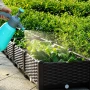 Модулна повдигната леха 120x40x22 см – За зеленчуци, билки и цветя, UV устойчива, кафява, снимка 3