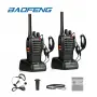 Комплект 2 бр. Baofeng BF-88E PMR446 радиостанции с USB зарядни и слушалки, снимка 1