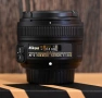 Обектив Nikon 50mm f/1.8G AF-S NIKKOR - Като нов! , снимка 1