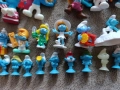 Огромна колекция смърфовете The Smurf, фигурки смърфчета Kinder, стики, снимка 9