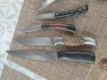 Два ножа стари здрави,две ножчета и шивашка ножица,,чилик,, стомана изработка красива на всички , снимка 4