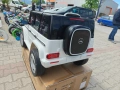 MERCEDES Акумулаторен джип EQG бял, снимка 9