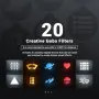 Нова Портативна RGB LED светлина NEEWER FL20 20W за TikTok YouTube студио, снимка 4