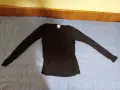 Черна прозираща дамска блузка , снимка 1
